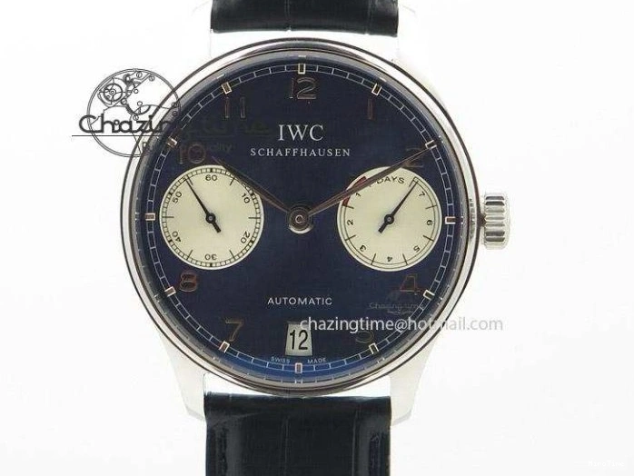 MIROTIME 0212 Portuguese Real PR Real Annual Calendar IW503510 ZF 1:1 Best Edition Green Dial on Black Leather Strap A QuickDry 7097